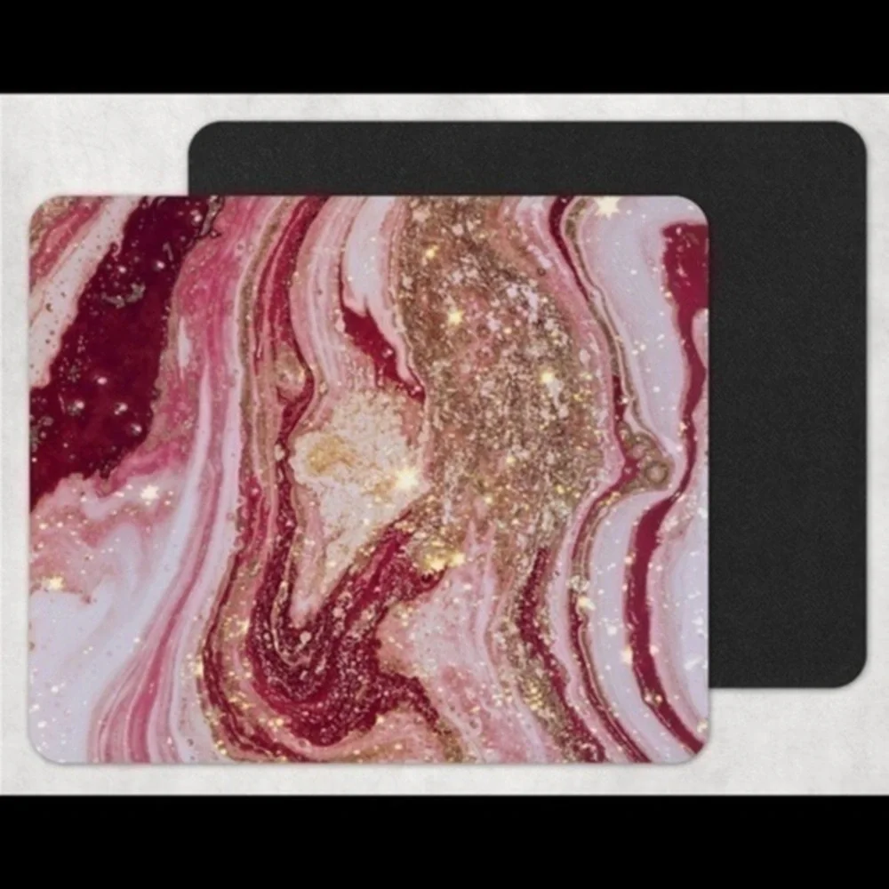 Rose Gold Geode Mousepad